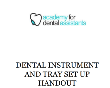 Dental Instruments for Dental Assistant Training