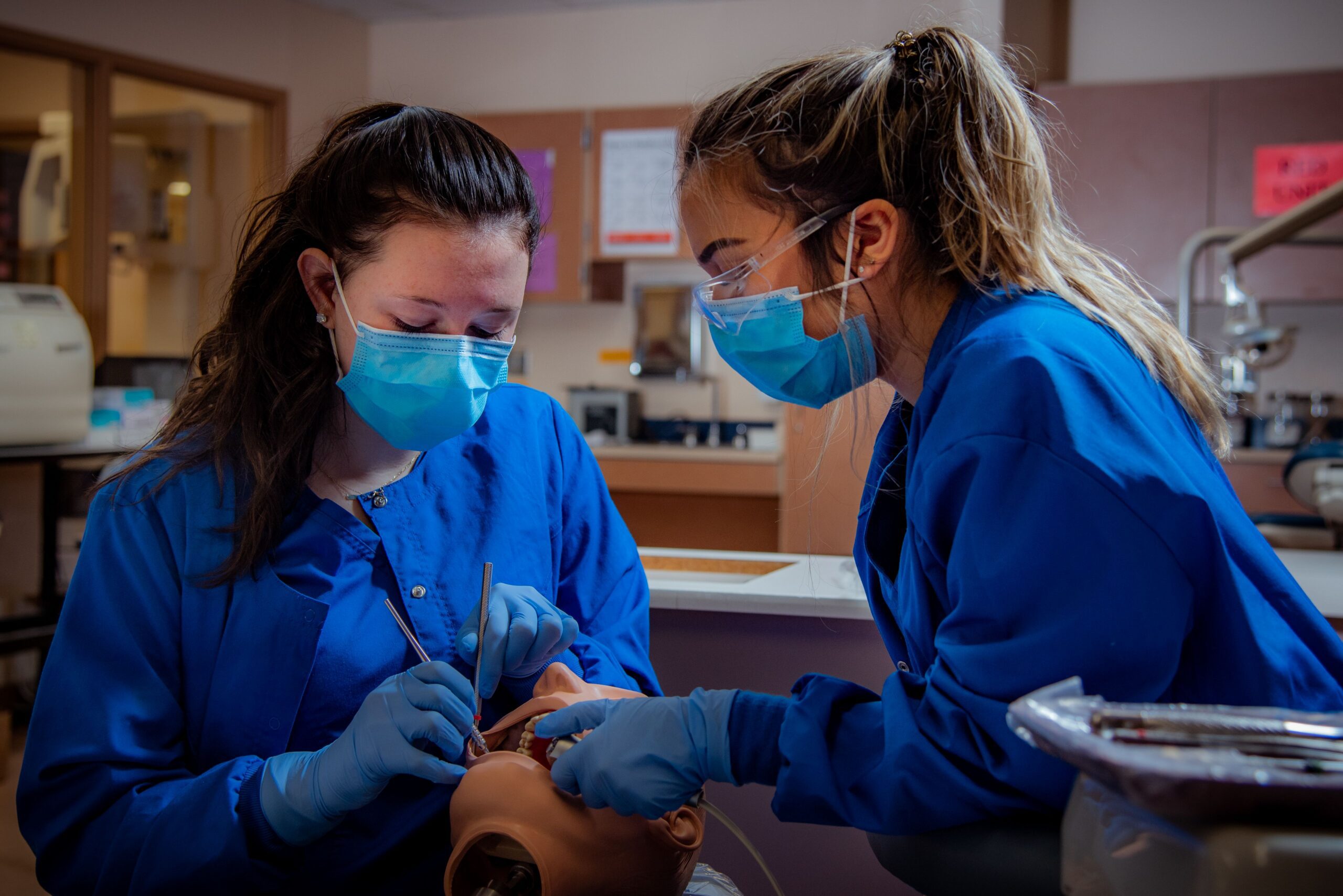 Two Dental Assistants in School